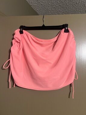 Women's Swim Skirt with Side Drawstrings